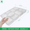  MKN02 - Combo 20 khay nhựa 9 ngăn - 40x30x4 cm 