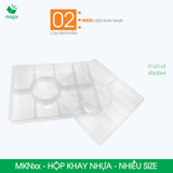  MKN - Combo 20 hộp khay nhựa - Nhiều size 