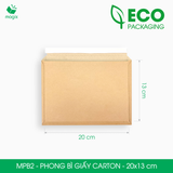  MPB2 – 20x13 cm – Phong bì giấy carton màu nâu 