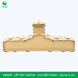  MFK09F - Mô hình lắp ráp bằng carton - Chợ Bến Thành - 32x14x13 cm 