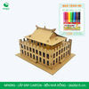  MFK09G - Mô hình lắp ráp bằng carton - Bến Nhà Rồng - 24x20x15 cm 