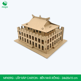  MFK09G - Mô hình lắp ráp bằng carton - Bến Nhà Rồng - 24x20x15 cm 