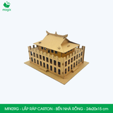  MFK09G - Mô hình lắp ráp bằng carton - Bến Nhà Rồng - 24x20x15 cm 