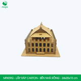  MFK09G - Mô hình lắp ráp bằng carton - Bến Nhà Rồng - 24x20x15 cm 