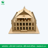  MFK09G - Mô hình lắp ráp bằng carton - Bến Nhà Rồng - 24x20x15 cm 