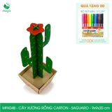  MFK04B - Cây xương rồng carton - Saguaro - 9x9x20 cm 
