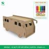  MFK06C - Xe bus lắp ráp bằng carton - 20x8x9 cm 