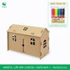  MFK07A - Nhà giấy lắp ráp bằng carton - Mẫu 1 - 19x10x13 cm 