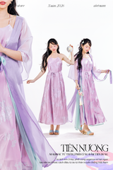 Áo khoác tứ thân Tiên Nương - Tím