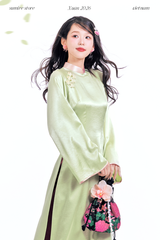 Áo dài Ánh Xuân - Xanh non nhạt