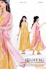 Áo khoác tứ thân Tiên Nương - Hồng