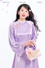 Áo dài Ánh Xuân - Tím