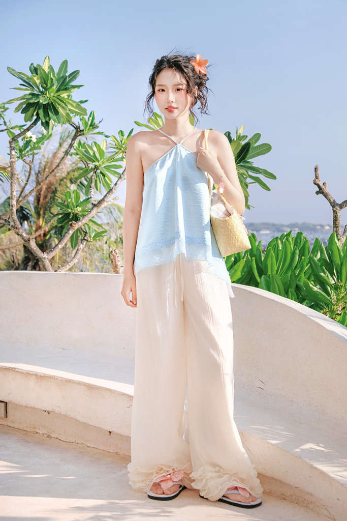 Quần tơ Thạch rau câu - Nhãn