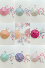 Keyring Nón lá kèm charm nơ - Lá Nơ