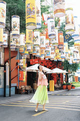 Áo yếm tơ nhũ Trà lụa - Hồng ửng