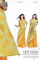 Áo dài Truyền thống Quý Xuân - Xanh cốm nhạt