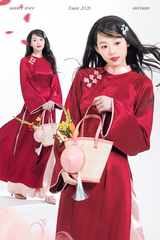 Áo dài Ánh Xuân - Đỏ