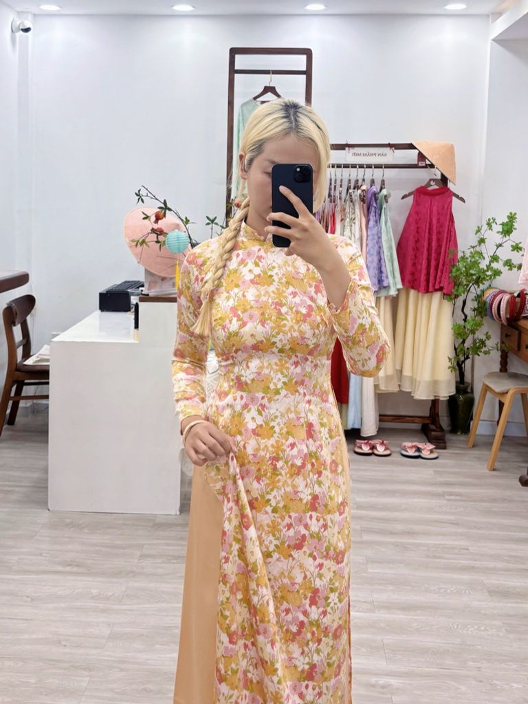 Áo dài Truyền thống Hạ Vy