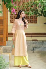 Quần linen Trúc Chi - Vàng sáng