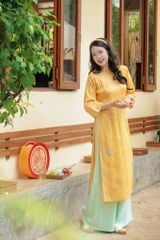 Quần linen Trúc Chi - Xanh mint