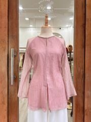 Áo bà ba Cách tân Út Thơ - Hồng tro