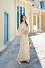 Áo dài dáng suôn An Phương - Vườn nắng