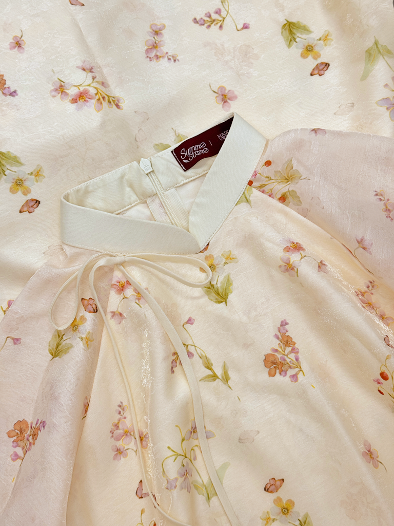 Áo dài dáng suôn An Phương - Vườn nắng