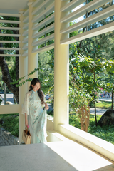 Áo dài dáng suôn An Phương - Vườn xanh