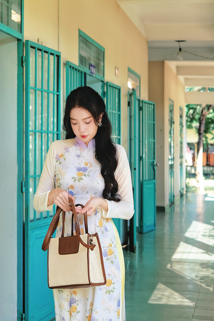 Áo dài Truyền thống Quỳnh Hoa