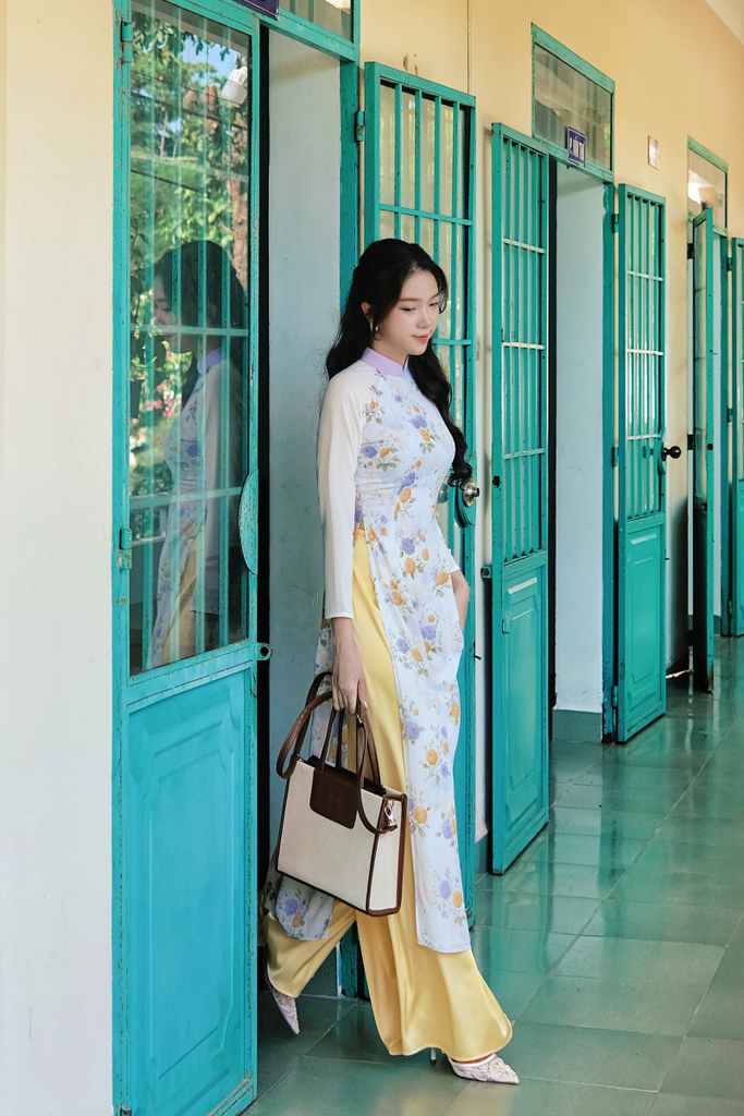 Áo dài Truyền thống Quỳnh Hoa