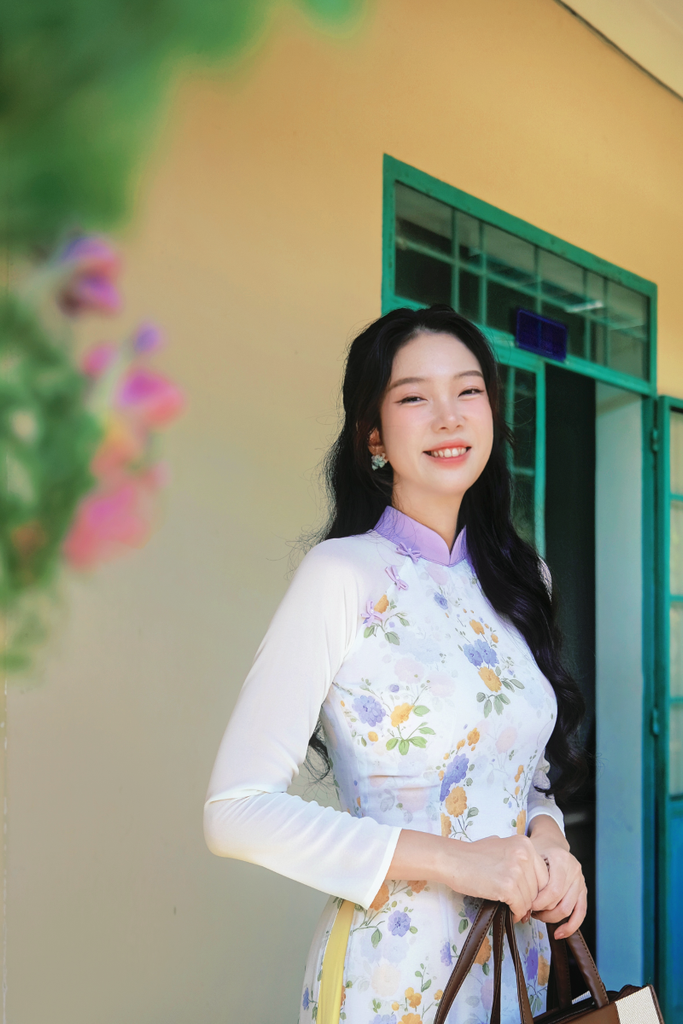Áo dài Truyền thống Quỳnh Hoa
