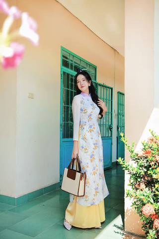 Áo dài Truyền thống Quỳnh Hoa
