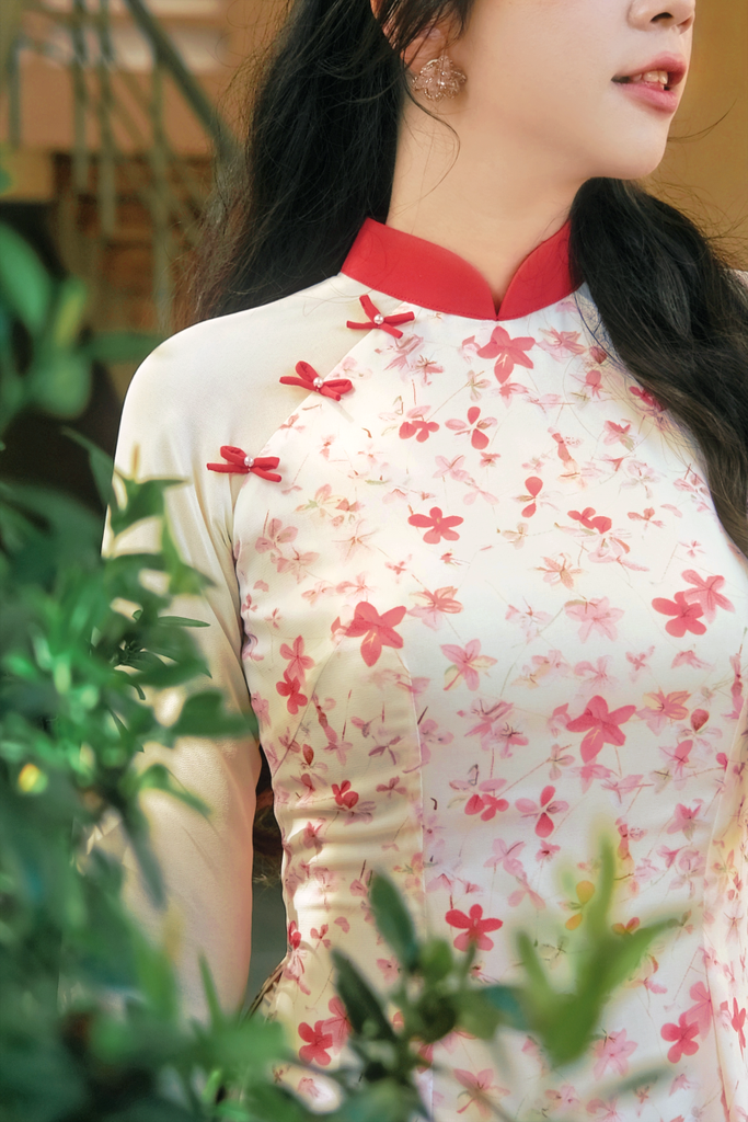 Áo dài Truyền thống Quỳnh Thi