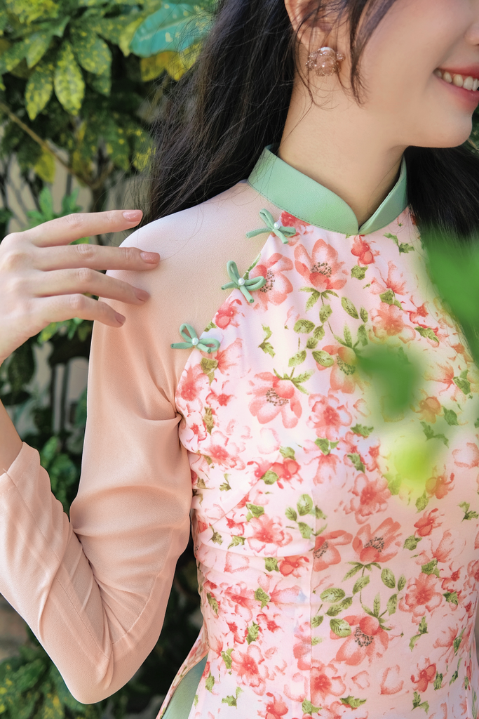 Áo dài Truyền thống Quỳnh Tiên