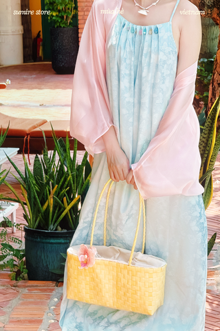 Áo khoác tơ Nắng trời - Bình minh (hồng)