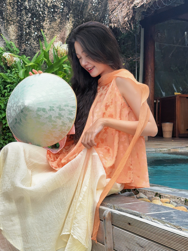 Áo vạc bay Hồ Điệp - Cam ngọt