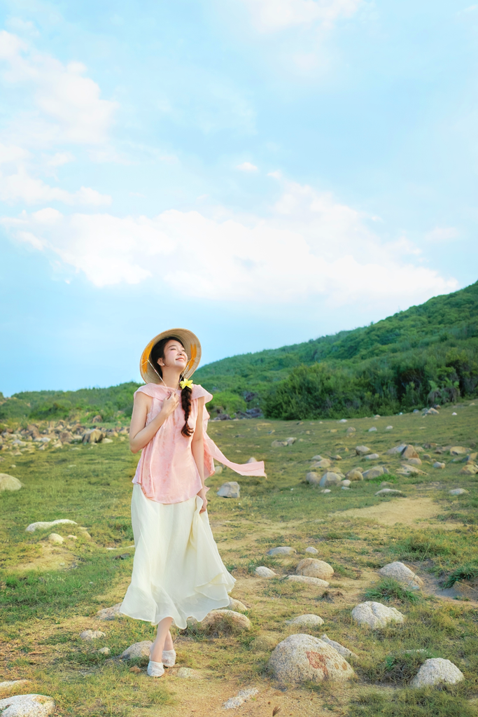 Áo vạc bay Hồ Điệp - Hồng nhạt