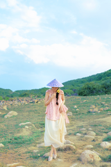 Áo vạc bay Hồ Điệp - Hồng nhạt