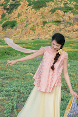 Áo vạc bay Hồ Điệp - Hồng nhạt