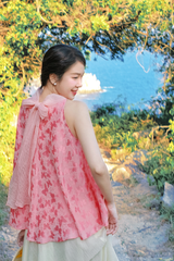 Áo vạc bay Hồ Điệp - Hồng sáng