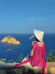 Áo vạc bay Hồ Điệp - Hồng sen