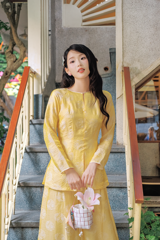 Áo bà ba Phượng Châu - Vàng