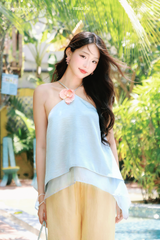 Áo yếm lụa tơ Bọt Sóng - Ánh biển