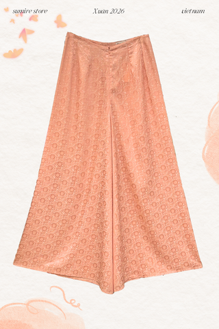 Quần gấm Cúc Chi - Hồng cam