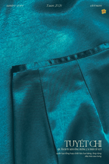 Quần dây kéo ống rộng Tuyết Chi - Xanh cổ vịt