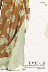 Quần dây kéo ống rộng Tuyết Chi - Xanh non nhạt