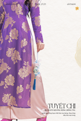 Quần dây kéo ống rộng Tuyết Chi - Hồng ửng