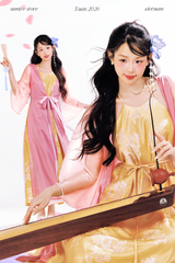 Đầm cổ yếm Tiên Dung - Vàng