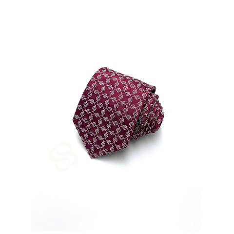 100% Natural Silk Tie – Red