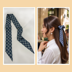 Combo 2 khăn Twilly lụa tơ tằm tự nhiên 100% C2S01